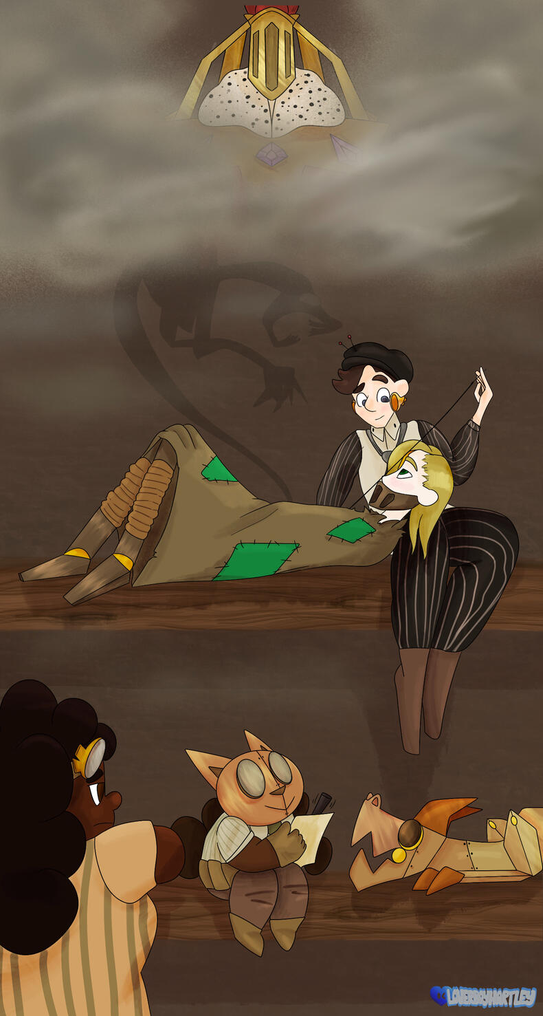 &quot;The Clockkeeper&#39;s Heart Poster&quot;. Procreate. December 2023.