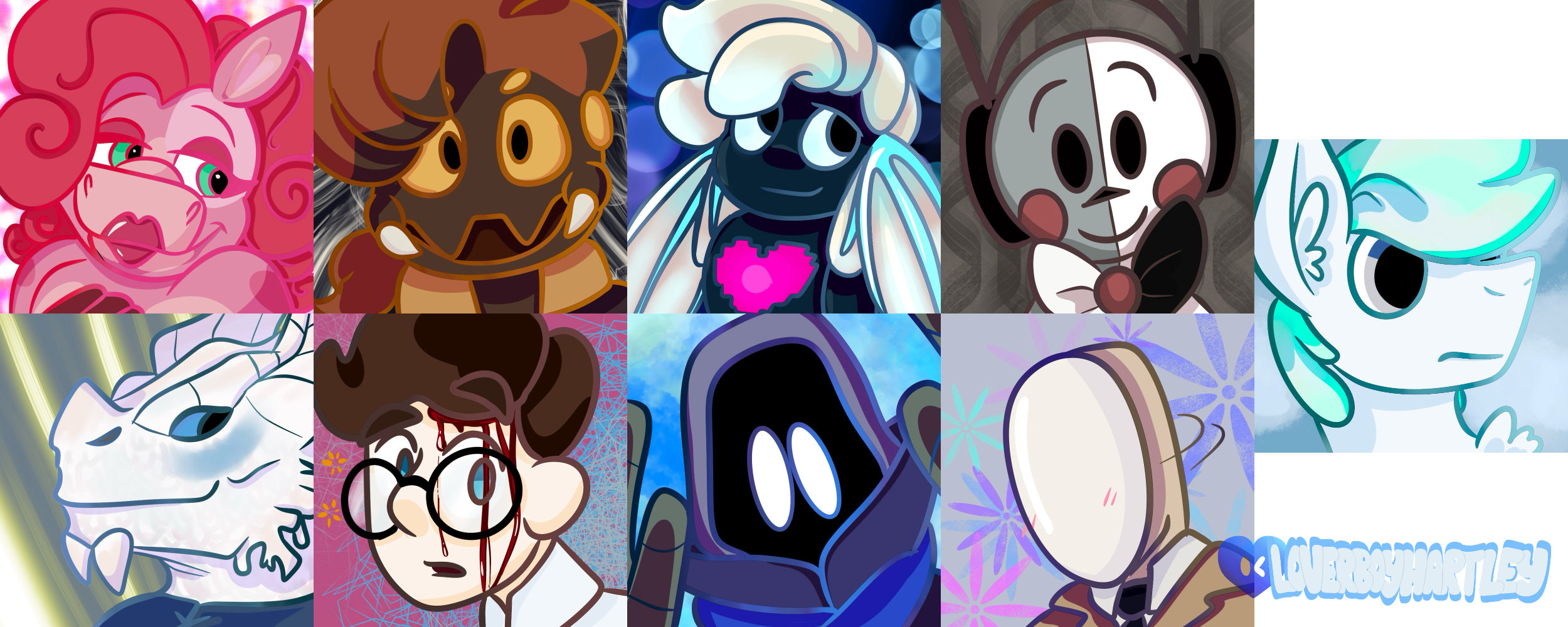 &quot;ArtFight Icons&quot;. Procreate. December 2024, May 2025.