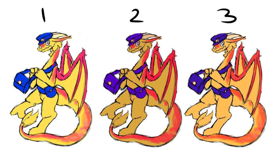 Second Pat color comps. Team chose 3.