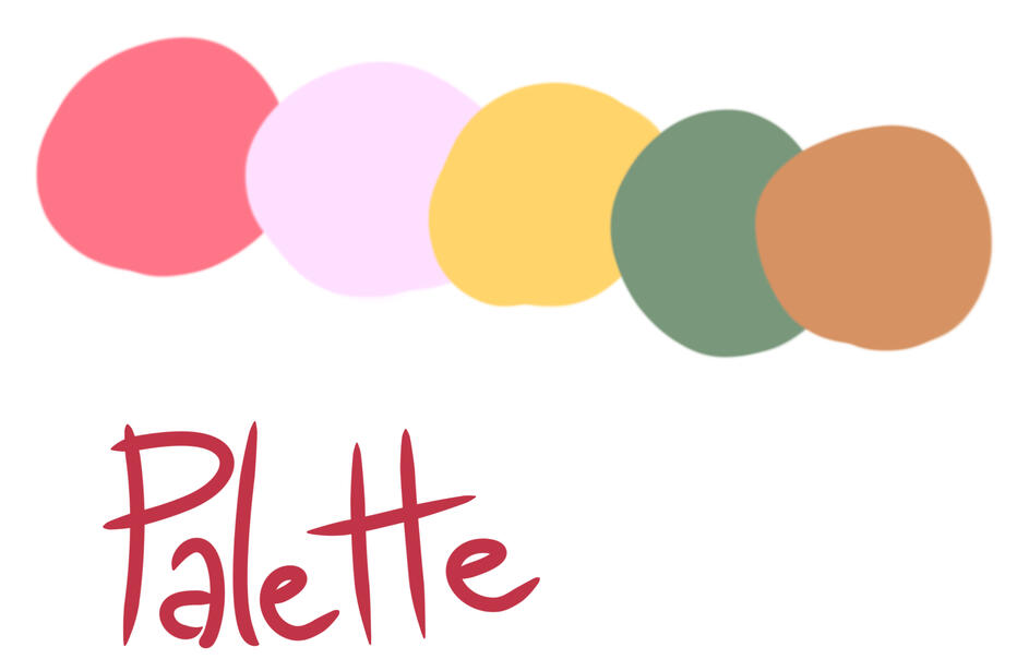 Palette proposed to and agreed upon by team.