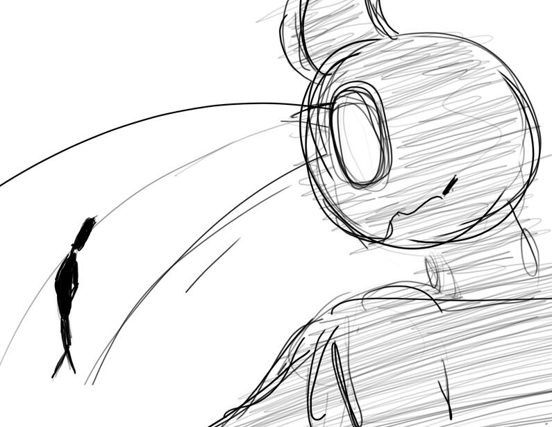 Rough sketch of pages 7-8.