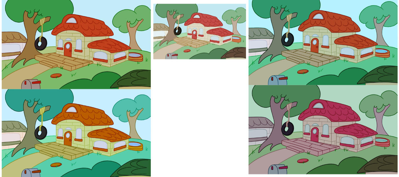 Exterior finalized ver., color comps.