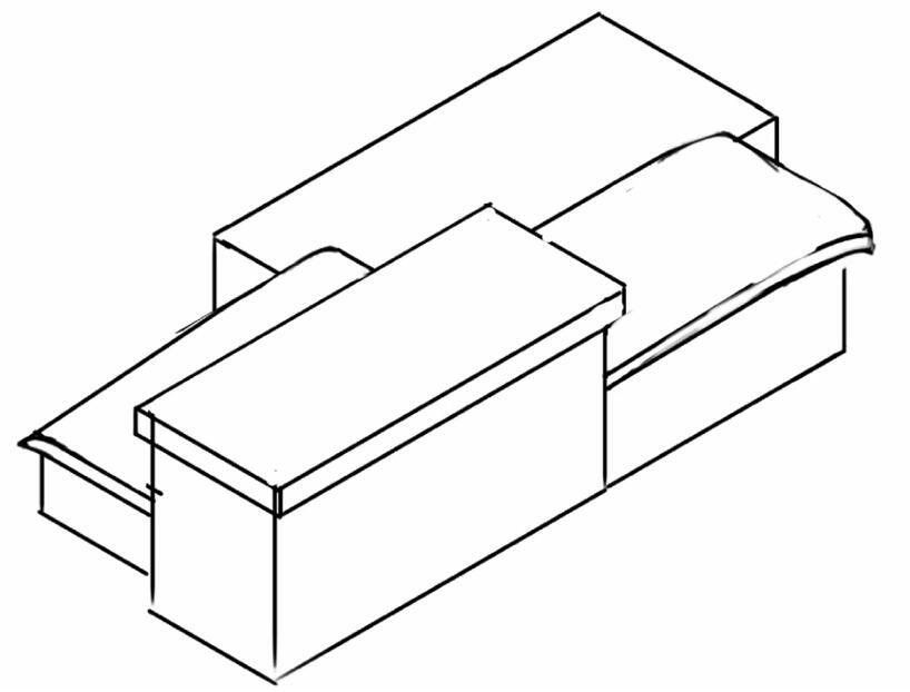 Large prop, rough shapes.