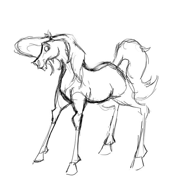 Sterling Silver, revised design, sketch.