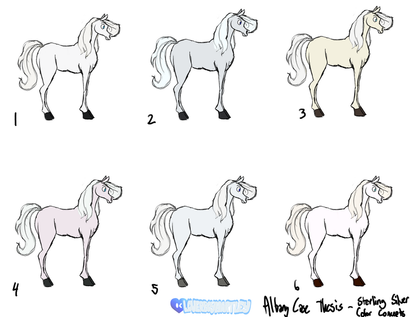 Sterling Silver, color comps.