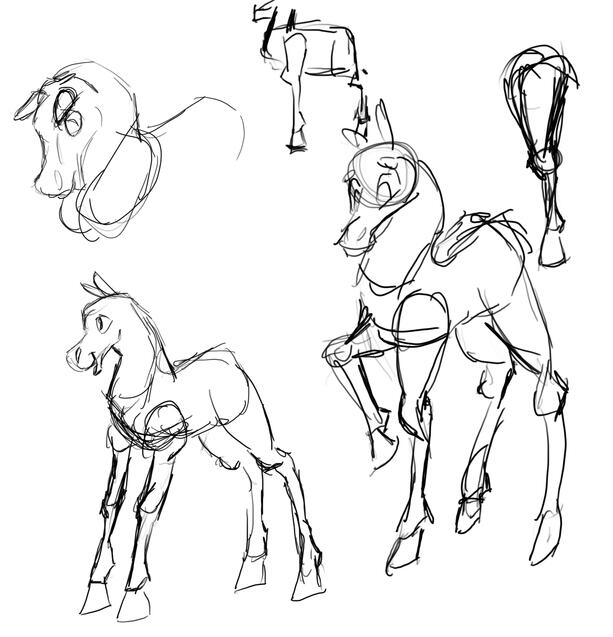 Little Red, character ideation.