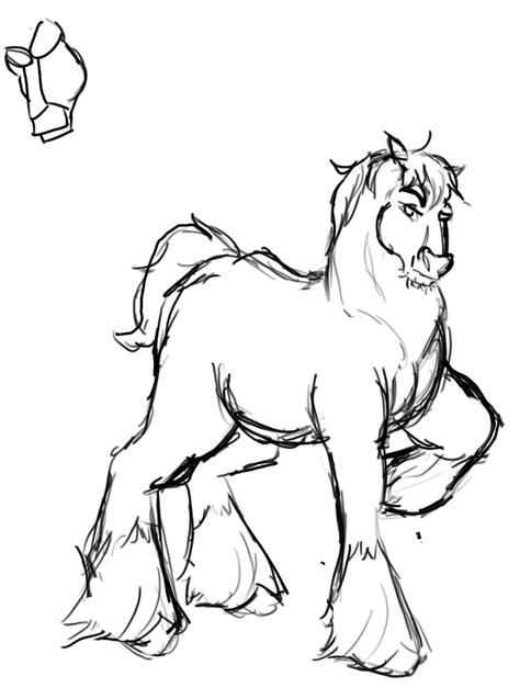 Lord Desmond, revised design sketch.